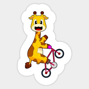 Giraffe Bicycle Sticker